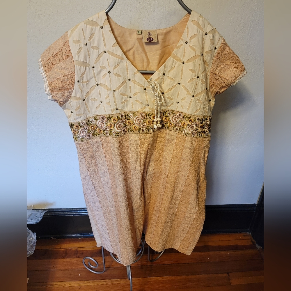 Handmade In India Boho Dress Size XL